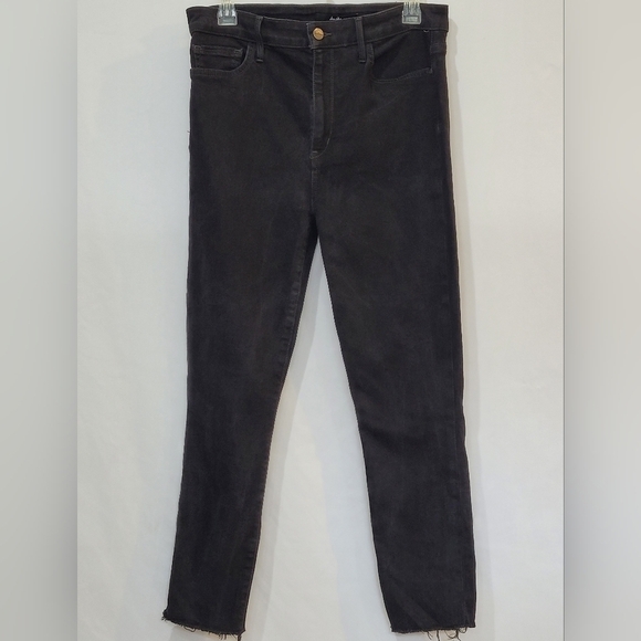 Sam Edelman The Stiletto High Rise Crop Black Washed Skinny Jeans - Size 12 / 31 - Picture 3 of 12